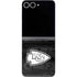 NFL Kansas City Chiefs Black & White Galaxy Z Flip6 Skin